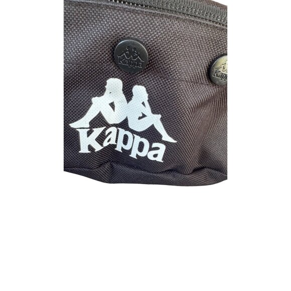 Kappa Black Waist Bag With Adjustable Strap & Logo Embellishments Small Size - Picture 6 of 8
